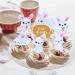 Easter Bunny Cake Decoration Set - 36 Rabbit Cupcake Picks & Kids Birthday Party Decor - Buy Online on GoSupps.com