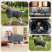 HezzLuv XL Grey Super Absorbent Pet Bathrobe for Dogs - Microfiber Drying Coat Towel - Portable Dog Shower - Small, Medium, & Large Dogs - Buy Online on GoSupps.com