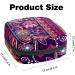 Vintage Bohemian Storage Bags for Women - Portable Menstrual Organizer for Bandages Panty Liners and Tampons - Buy Online on GoSupps.com