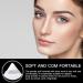 12 Pcs Powder Puff Makeup Puff Triangle Powder Puff Soft Powder Sponge Reusable Makeup Triangle Sponges with Strap for Loose Powder Body Cosmetic Foundation Wet Dry Makeup Tool Black and White - Buy Online on GoSupps.com