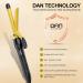 DAN Technology 5/8 Inch Tourmaline Ceramic Hair Curling Iron - Fast Heat LCD Display Auto Off - Perfect for Salons & Beauty Schools - Gold Black - Buy Online on GoSupps.com