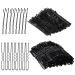 Bobby Pins Hair Pins Hairpins U Shaped Hair Pins of Bun Hair Pins for Women Girls Lady Girls Kids Hair Pin Invisible Wave Hairgrip Barrette Hairclip Bulk Hair Accessories(Black)