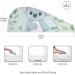 Koalas Green Leaf Hair Towel 2 Pack | Super Absorbent Quick Dry Hair Turbans for Women & Girls | Button Twisty Wrap - Buy Online on GoSupps.com