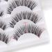 TianQin WY 10 Pairs Natural Look False Eyelashes Handmade Soft 3D Cross Fashion Fake Eyelashes Black Long Thick Wispies Eye Lashes Extension For Makeup - Buy Online on GoSupps.com