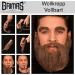 Grima's Woolenk 1m White 01 - Premium Braided Colored Sheep Wool for Beards Chops Eyebrows & Body Hair Creation - Buy Online on GoSupps.com