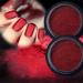 2 Jars Red Chrome Nail Powder Set  Reflective Glitter Metallic Mirror Effect for Nails Art Design 3D Holographic Red Pigment Dust Decorations
