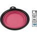 Buy PhoneNatic 60014768 Foldable Silicone Dog Bowl - XL Pink Travel Bowl for Dogs & Cats with Carabiner - 1000 ml - Buy Online on GoSupps.com