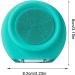 DASHIELL Face Brush Cleanser - Electric Facial Brush Gentle Silicone Face Wash Brush Silicone Waterproof Face Brush for Birthdays Anniversaries Facial Cleansing Holidays Green - Buy Online on GoSupps.com