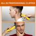 HTC Hair Clippers for Men - All-in-One Electric Razor & Beard Trimmer Cordless Quick Charging User-Friendly (Yellow) | Shop Internationally - Buy Online on GoSupps.com