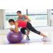 Wisemax Exercise Ball Chair Bundle - 65cm Gray with Ring Base, Resistance Bands, Pump, Carry Bag, Poster - Ideal for Home, Office, Gym Workouts - Buy Online on GoSupps.com