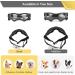 NAMSAN Pet Goggles - Anti-UV, Windproof Dog Sunglasses for Small to Medium Dogs, Adjustable Straps (Black/Orange) - Buy Online on GoSupps.com