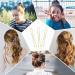 50Pcs U-Gold Hairpins & Bobby Pins - Metal Hair Accessories for All Hair Types | Perfect Bun Pins for Girls - Buy Online on GoSupps.com
