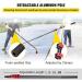 Water Fed Pole Kit Water Fed Brush W/Squeegee 3-in-1 Aluminum Outdoor Window Cleaner W/ 20M Hose Cleaning Tool for Window Glass - Buy Online on GoSupps.com
