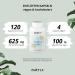Nutri + Ventor 120 Capsules | Relieve Flatulence & Bloating | Stomach Relaxation with Black Cumin Anise Curcuma Ginger & Fennel | Developed by Nutritional Scientists - 95.8g (1 Pack) - Buy Online on GoSupps.com