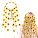 Sunflower Hair Accessories Sunflower Headband Floral Hippie Accessories Flower Wreath Hair for Carnival Wedding