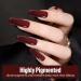 Gel Nail Polish Set 6 Colors Bright Red Burgundy Dark Glitter Red Soak-Off UV/LED Nail Polish Gel for Home Salon DIY Nail Art 5ML - Buy Online on GoSupps.com