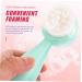 Housoutil Silicone Face Face Wash Silicone Facial Cleansing Brush Cleansing Facial Body Brush Home Accessory Face Cleaners Handle Silica Gel Pores 12x4.5cm Green - Buy Online on GoSupps.com