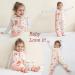 Baby Sleep Sack with Feet Winter 2.5 TOG 100% Cotton | Pink Flowers XL - Buy Online on GoSupps.com