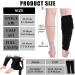 3 Pairs Lymphedema Compression Leg Wraps - Adjustable Medical Shin Splint Covers for Fatigue Relief (Black - Buy Online on GoSupps.com