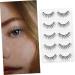 FRCOLOR 5 Pairs False Eyelashes Eyelash Handmade Eyelashes Cosmetic eyelashes artificial eyelashes makeup eyelashes Faux Dramatic Eyelashes long eyelashes glue 3d artificial fiber major - Buy Online on GoSupps.com