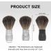 Man Beard Brush Shaving Brush Hair Brush Nylons Hair Beard Brush Beard Shave Brush Easy To Use Shaving Tool For Salons Black - Buy Online on GoSupps.com
