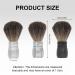 Razor Brush for Beard Care | Practical Hair & Beard Brush | Matt Silver Shaving Tool for Men - Buy Online on GoSupps.com