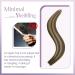 FSHINE Injected Tape Extensions - Balayage Dark Brown & Caramel Blonde - Virgin Real Hair - 10 Pieces 25g 45cm #4/27/4 - Premium Hair Tapes - Buy Online on GoSupps.com