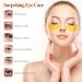 KAIQIKAIXI Gold Gel Under Eye Patches - 10 Pairs with Hyaluronic Acid & Collagen for Dark Circles Puffiness & Wrinkles - Buy Online on GoSupps.com
