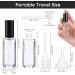 Segbeauty Portable Perfumed Cleaner Glass - Empty Travel Atomizers for Men & Women | 5 Pack Square Perfume Bottles - Buy Online on GoSupps.com