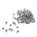 ZZHXSM 1/4-Inch Jingle Bell 100PCS 6mm Small Silver Aluminium Alloy Bells for DIY Bracelet Anklets Necklace Knitting Jewelry Making