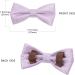 LaReine Plaid Print Breakaway Cat Collar with Bell & Bow Tie - Adjustable Safety Collar for Kittens - Purple Bling Option - Buy Online on GoSupps.com