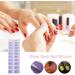 Streysisl Gel Nail Strips Gel Nail Stickers Shiny Nail Stickers with Nail Lamps Semi-Cured Gel Nail Polish Strips with Lamp Glitter Nail Gel Nail Polish Stickers Suitable N037 - Buy Online on GoSupps.com