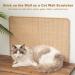ChicWow Cat Scratcher with Adhesive Hook Loop Tape - Sisal Fabric Scratch Pad for Furniture Protection and Wall Scratching - 23.6 x 15.7 In - Buy Online on GoSupps.com
