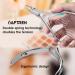 Professional Cuticle Nippers Precision Manicure Nail Clippers Stainless Steel Scissors Thick and Ingrown Nails Hospital Grade Podiatry Tool - Buy Online on GoSupps.com
