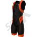 Sparx Men's Triathlon Suit | UV Protective Italian Fabric | 2 Pockets | Swim-Bike-Run Trisuit - Black/Orange (Small) - Buy Online on GoSupps.com