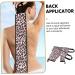 TOVINANNA Leopard Pull Back Self Tanner Strip Self Tan Applicator Self Tanning Back Applicator Tan Mitt Applicator for Back Self Tan Back Applicator Tanning Oil Strip Tool Fiber Lotion - Buy Online on GoSupps.com