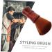 Beavorty shave for men neck brush Hair Removal Brush mens duster Soft Barber Neck Duster for hair Salon Shaving Brush Hair Salon Brush man styling brush clean Bamboo 14*4.5cm Brown - Buy Online on GoSupps.com