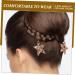 minkissy Invisible Hairpin Hair Finishing Fixer Comb Star Hair Clip Metal Hair Finishing Fixer Hair Clip Pin Wire Hair Comb Star Clips Hair Updo Clip Tools Miss Resin Back of Head 13.50X4.00X0.50CM Yellow - Buy Online on GoSupps.com