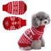 Sweater dog Christmas dog sweater Small dog Christmas dog Christmas sweater dog Christmas sweater Christmas sweater small dog knitting sweater for dogs (XS-Rot) XS red