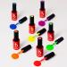 K Professional Base Coat - Violet Neon Flakes Camouflage Gel - 7ml UV Nail Polish for Gel Nails - Glitter Confetti - International Shipping Available - Buy Online on GoSupps.com