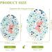 3-Pack Cleaning Kitchen Sponges Oval Seamless Pattern with Butterflies Kitchen Cellulose Dishwashing Wood Pulp Cotton - Buy Online on GoSupps.com