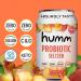 Humm Sparkling Probiotic Peach Seltzer - Zero Sugar & Calorie, 2 Billion Probiotics, Vitamin C, D & B12 - 12 fl oz (12 Pack) - Buy Online on GoSupps.com