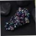 Beavorty 1pc Crystal Cluster Rock Amethyst Rainbow Quartz Natural Crystal Rhinestones Colorful 9.5X5.5CM - Buy Online on GoSupps.com