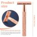Precision Stainless Steel Double Edge Razors for Men - Close Smooth Shave | Detachable Head Safety Razor - Buy Online on GoSupps.com