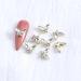 FEIlei 10 Bows Nail Art Charms Nail Rhinestones Alloy Butterfly-Nail Crystals Diamonds - Buy Online on GoSupps.com