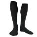 Medical compression stockings for women and men made of 60% organic cotton M (38-40) Black