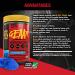 MUTANT GEAAR - 9.4g of EAA Powder + Arginine  7g BCAAs  4g Leucine  Electrolytes  Coconut Water  No Artificial Colors or Flavors  Delicious Taste - 30 Servings - Blue Raspberry - 378g - Buy Online on GoSupps.com