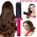 2pcs Curling Roll Comb Curly Hair Brush Air Volume Comb Hair Fluffy Curling Roll Comb 17 Teeth Round Curly Hair Comb Styler Hair Curler Curling Roller Hair Styler Comb for Women Girls 2 Pack Red - Buy Online on GoSupps.com