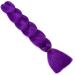 Gairyan Jumbo Braids Extensions - 100g Ombre Synthetic 60cm Dark Violet Braiding Hair for Box Crochet Braids - Buy Online on GoSupps.com