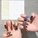 10 Sheets Glitter English Alphabet Nail Decals Letter Nail Art Stickers Small Letter Nail Art Design Stickers Self-Adhesive Letter Nail Stickers for DIY Nail Decoration(5 Colors) - Buy Online on GoSupps.com